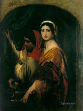 herodías 1843 historias Hippolyte Delaroche Pinturas al óleo